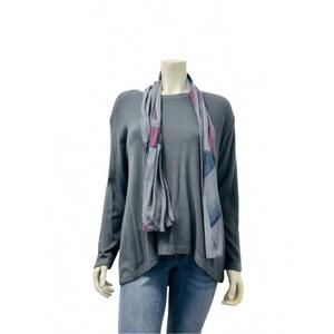 NEW CATHERINE LILLYWHITE'S women's tunic top in gray